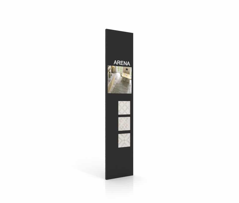 panel comunicación negro frontal