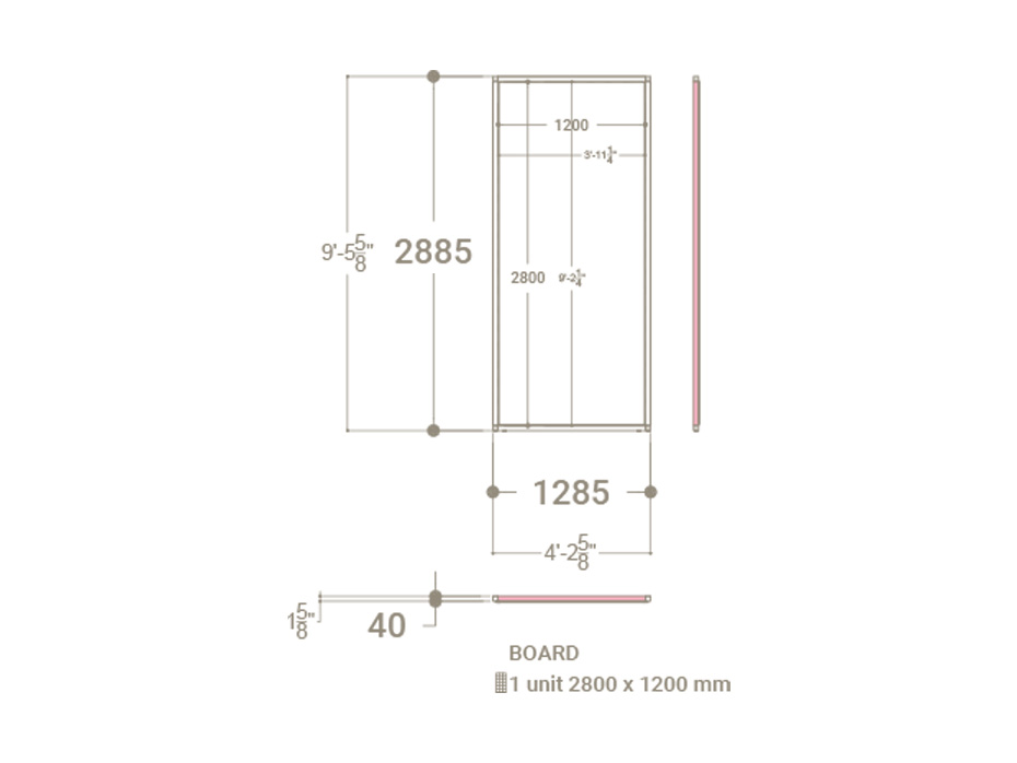 Panel para exponer azulejos Panel intercambiable 2800 h blanco plano