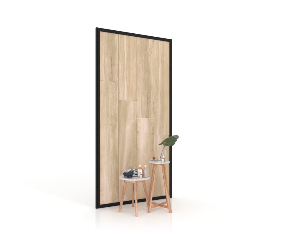 Panel para exponer azulejos Panel intercambiable 120 Negro