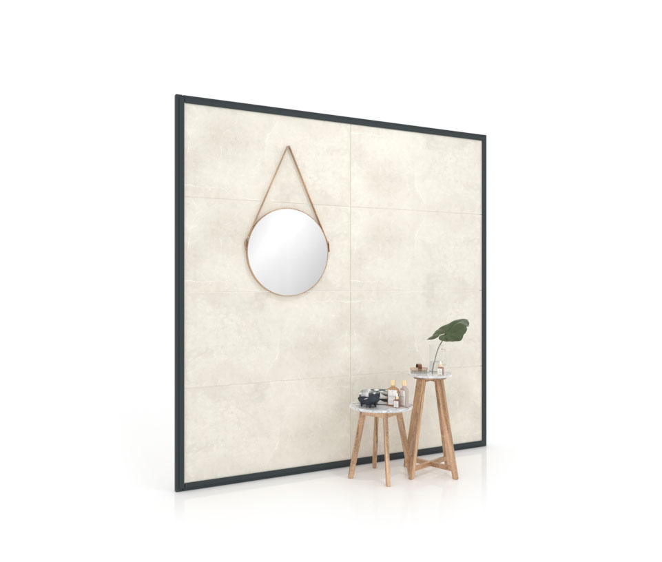 Expositor de azulejos Panel intercambiable 240 2400h antracita