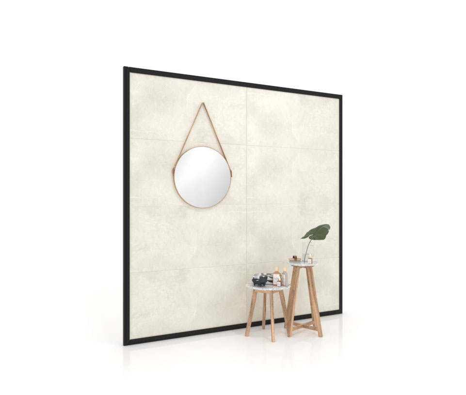 Expositor de azulejos Panel intercambiable 240 2400h negro