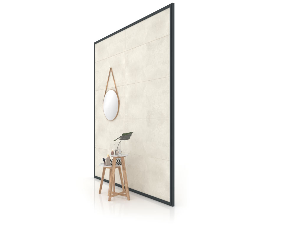 Expositor de azulejos Panel intercambiable 240 2800h antracita sx