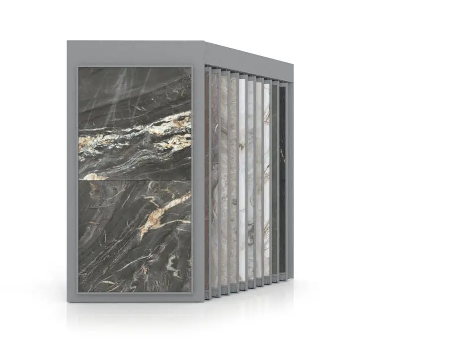 Expositor de cerámica Paris XL 10+1F DX Plata