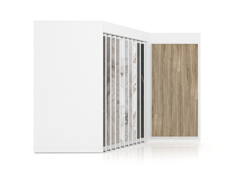 Expositor de cerámica Paris XL 10+1T DX Blanco