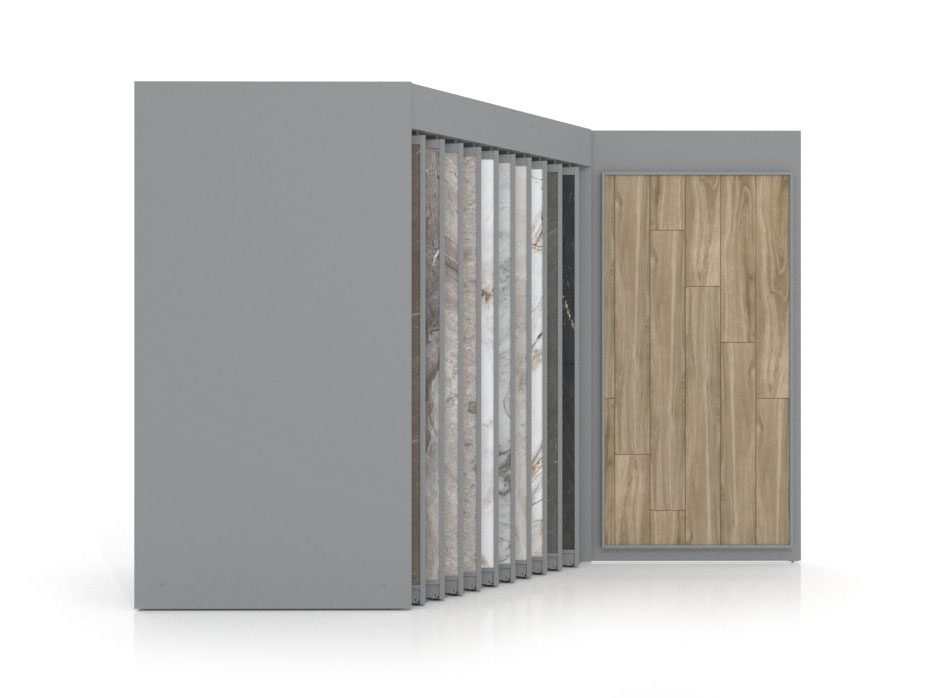 Expositor de cerámica Paris XL 10+1T DX Plata