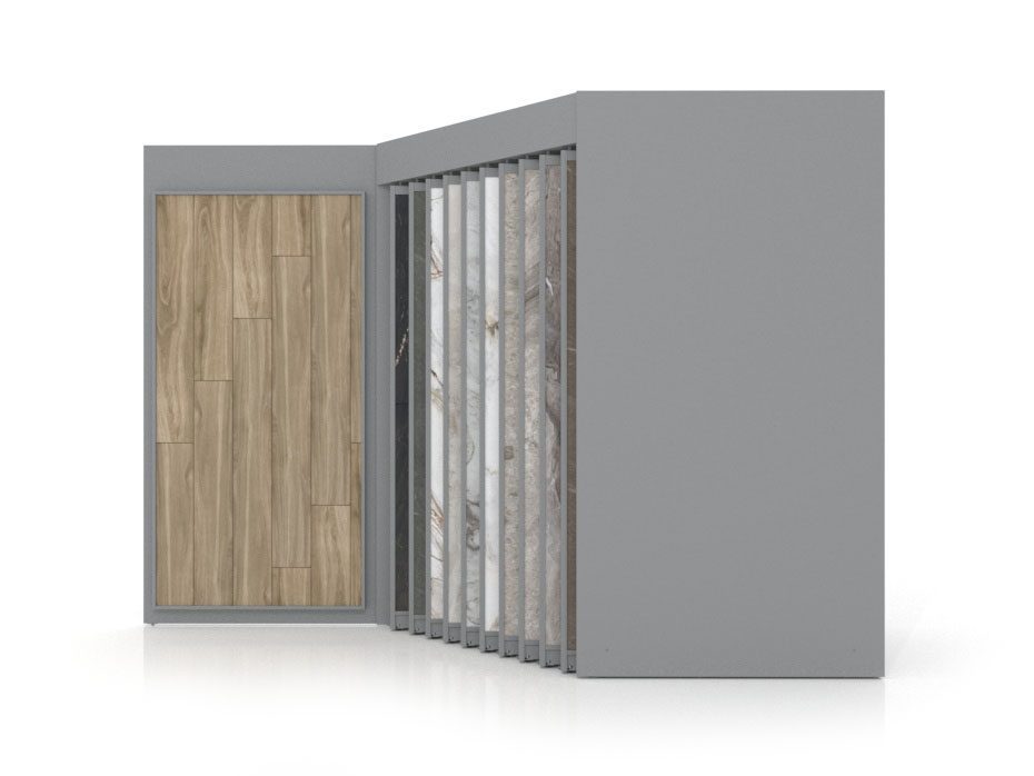 Expositor de cerámica Paris XL 10+1T SX Plata