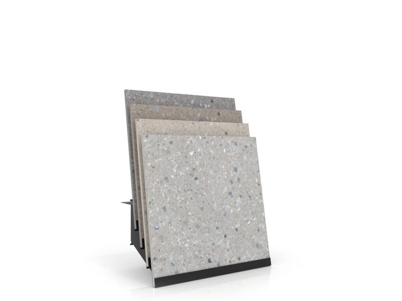 Accesorio expositor de cerámica Rack 1 negro