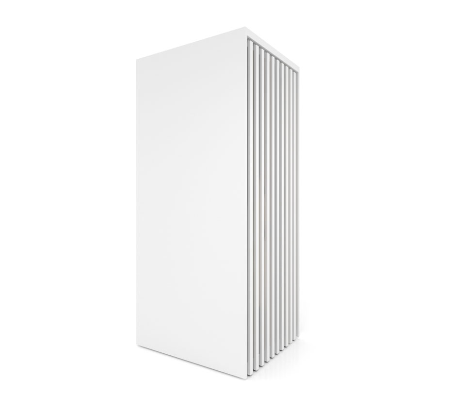 Expositor de azulejos corredero Roma 10 dx 2800 blanco cerrado