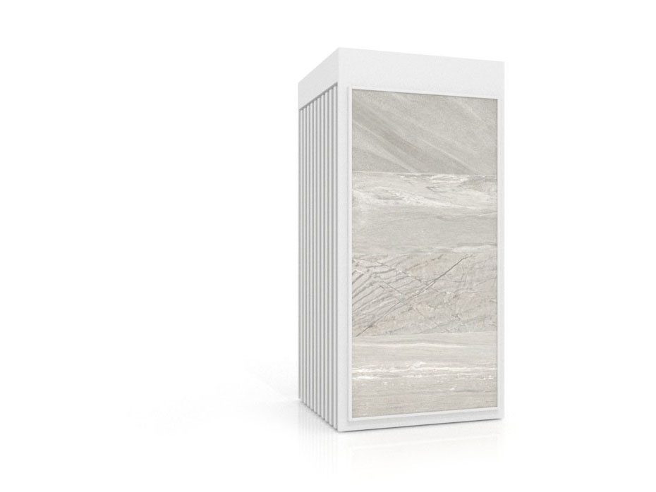 Expositor Roma XL 10+1F SX Blanco