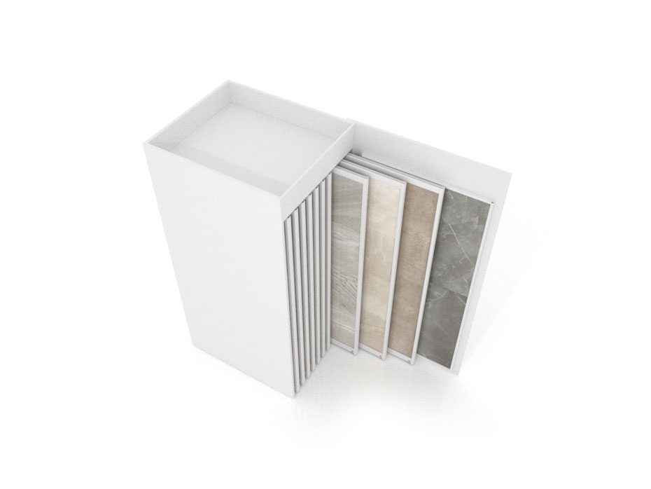 Expositor Roma XL 10+1T DX Blanco