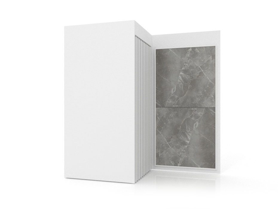 Expositor Roma XL 10+1T DX Blanco