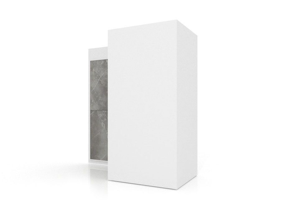 Expositor Roma XL 10+1T SX Blanco