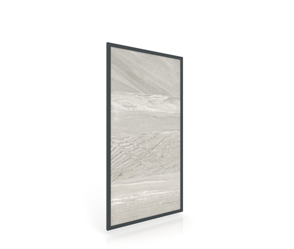Panel expositor de azulejos Sidney 2400 antracita lateral