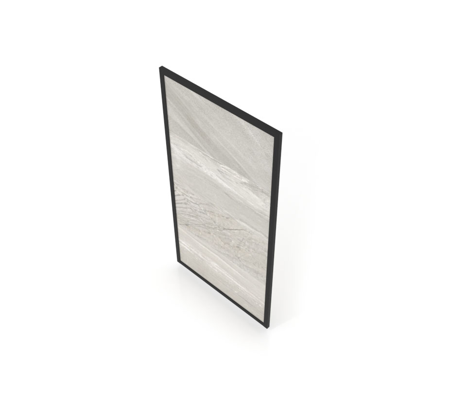 Panel expositor de azulejos Sidney 2400 negro aerea