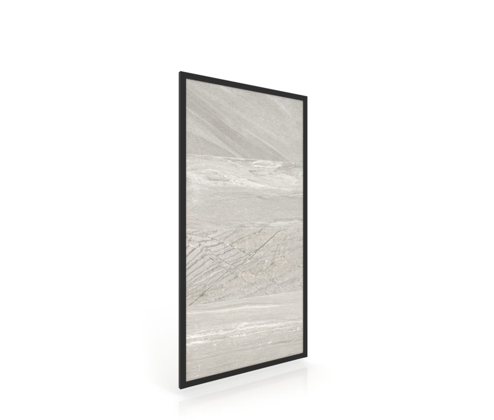 Panel expositor de azulejos Sidney 2400 negro lateral