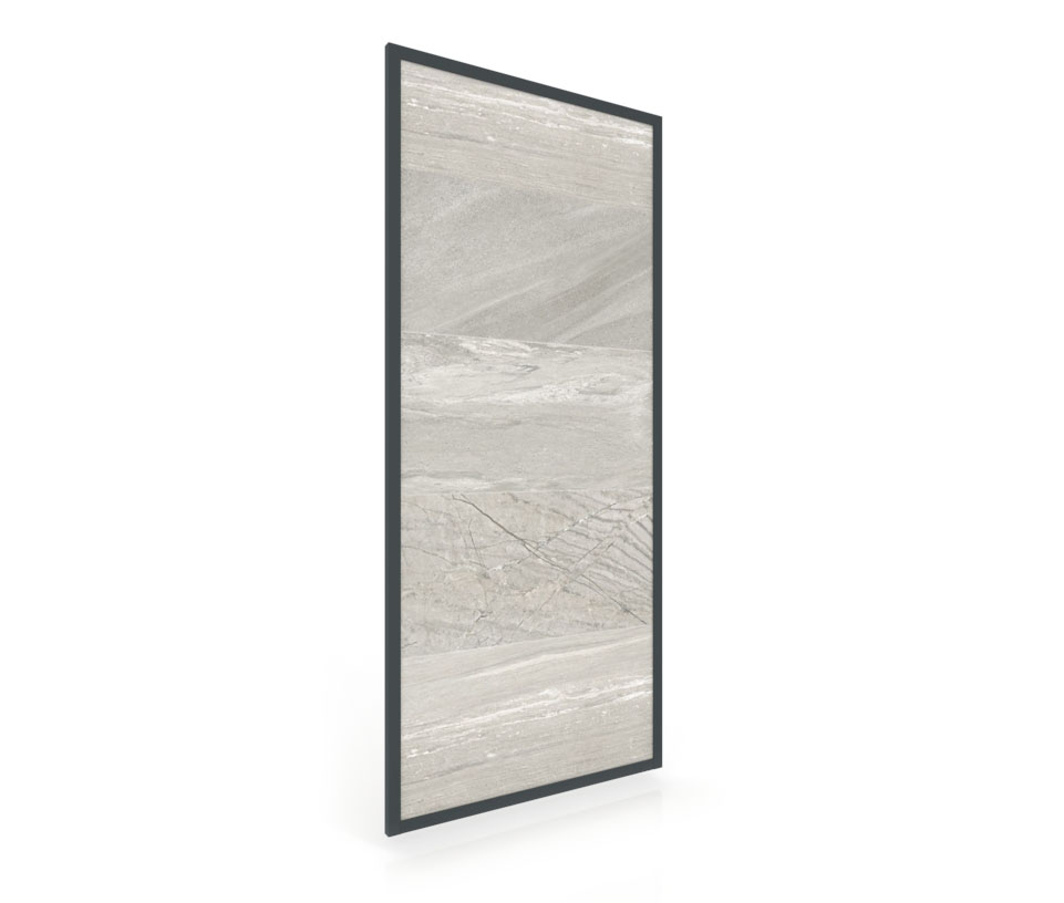Panel expositor de azulejos Sidney 2800 antracita lateral