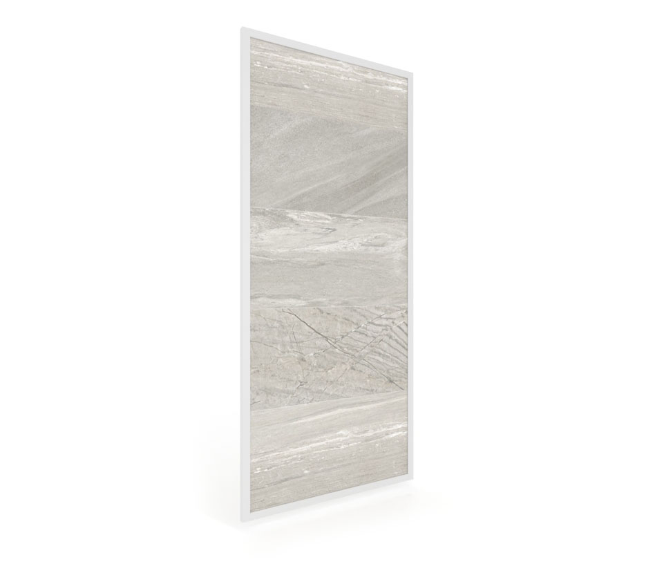Panel expositor de azulejos Sidney 2800 blanco lateral