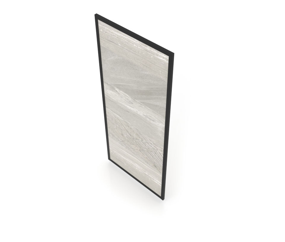 Panel expositor de azulejos Sidney 2800 negro aerea