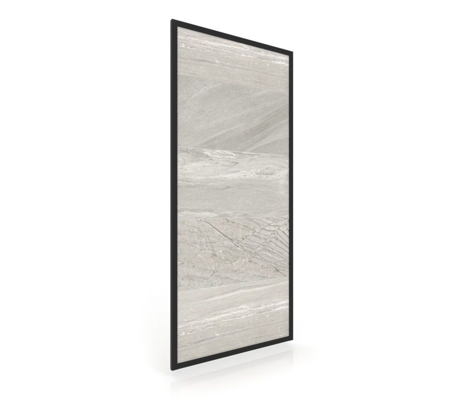 Panel expositor de azulejos Sidney 2800 negro lateral