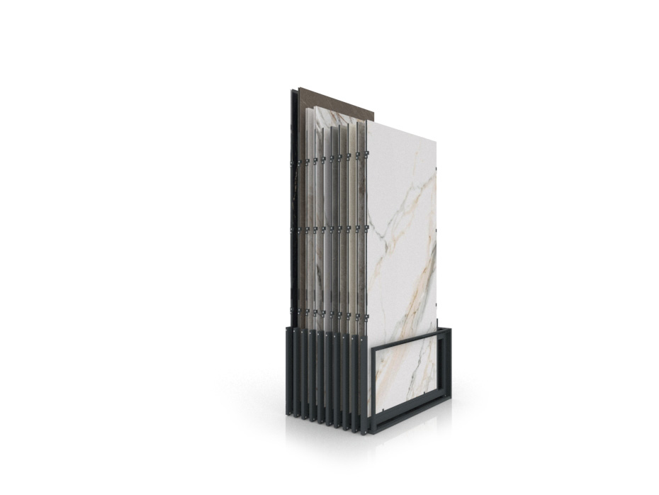 Expositores venta azulejos Spring 10P 280x120 antracita cerrado