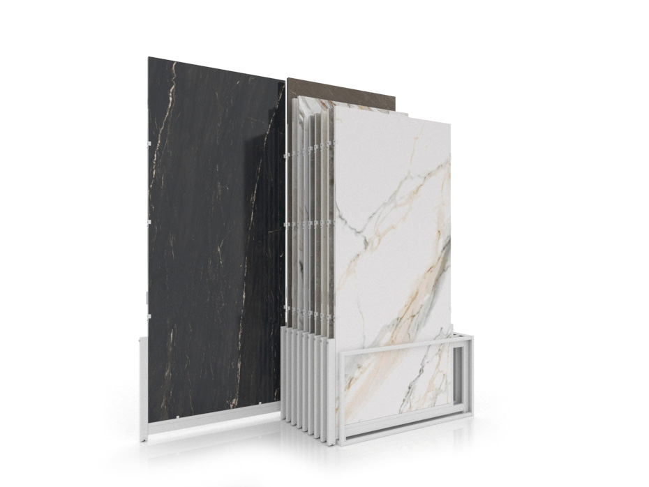 Expositores venta azulejos Spring 10P 280x120 blanco abierto