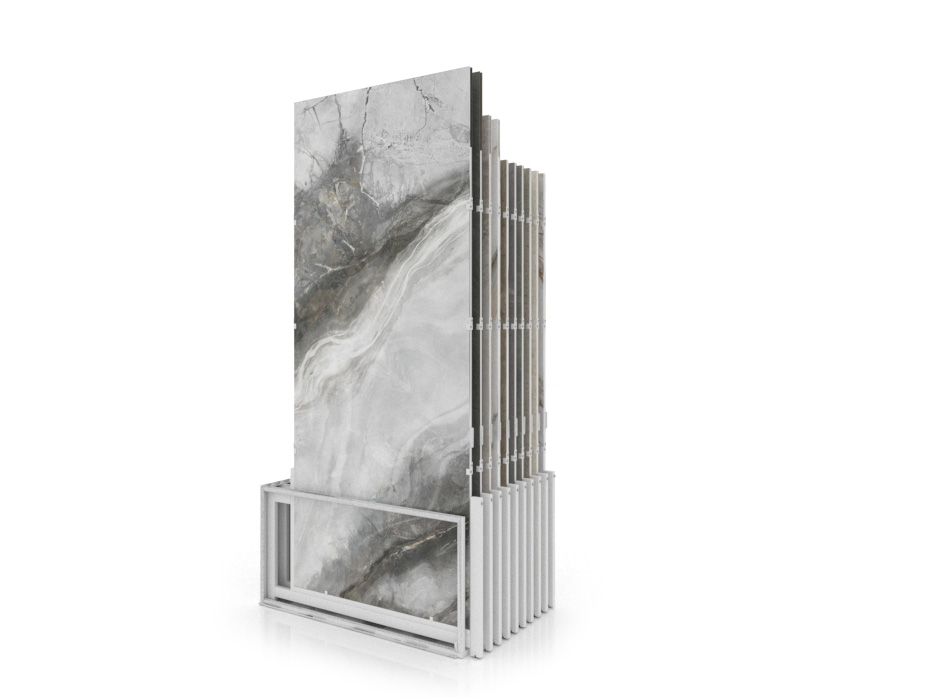 Expositores venta azulejos Spring 10P 280x120 blanco trasera