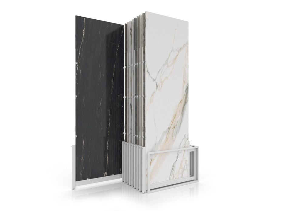 expositores para venta de azulejos Spring 3000 20_10 blanco abierto