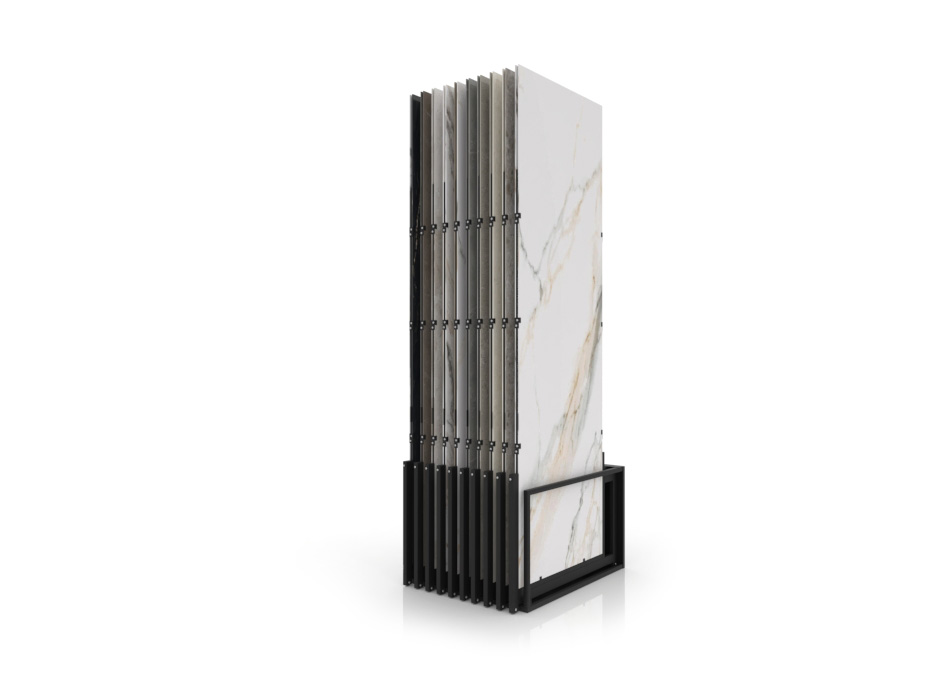 Expositores venta azulejos Spring 10P 300x100 negro cerrado