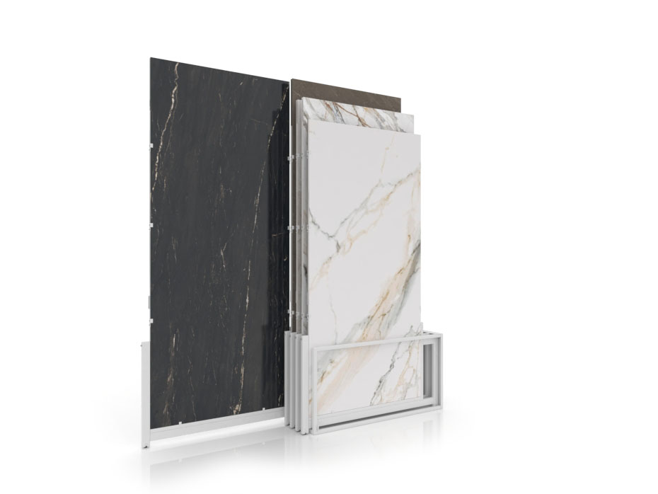 Expositores venta azulejos Spring 5P 280x120 blanco abierto