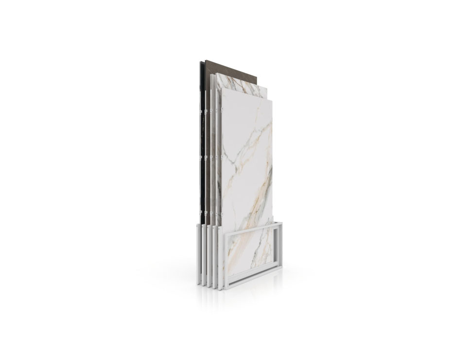 Expositores venta azulejos Spring 5P 280x120 blanco cerrado