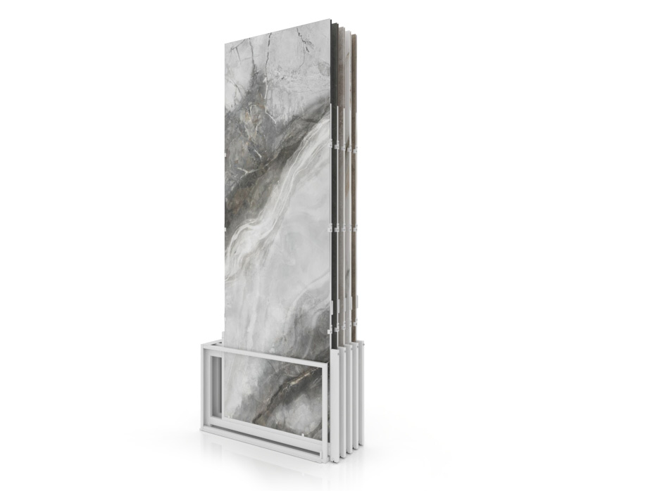 Expositores venta azulejos Spring 5P 300x100 blanco trasera