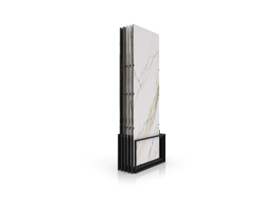 Expositores venta azulejos Spring 5P 300x100 negro cerrado