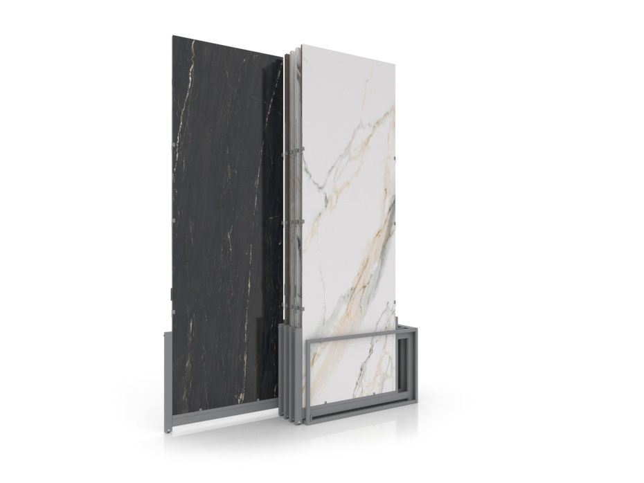 Expositores venta azulejos Spring 5P 300x100 plata