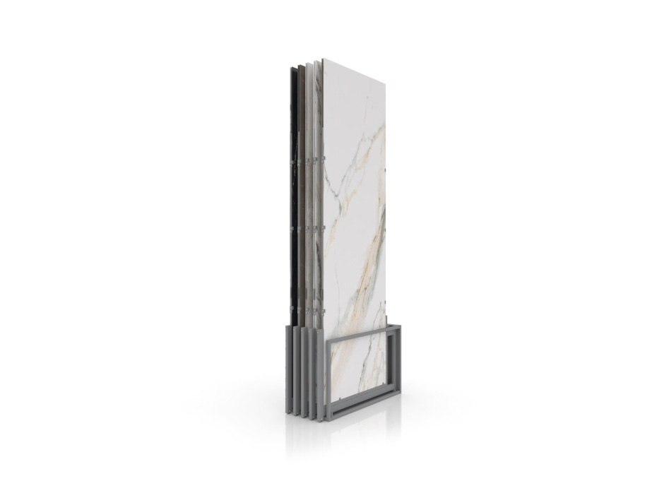 Expositores venta azulejos Spring 5P 300x100 plata