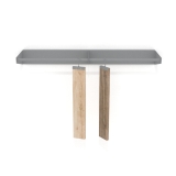 Accesorio expositor parquet Abati plata frontal