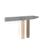 Accesorio expositor parquet Abati plata lateral