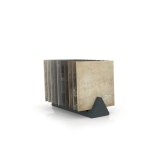 Expositor de azulejos de exterior Base Outdoor antracita lateral