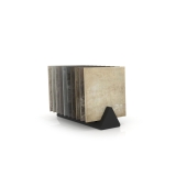 Expositor de azulejos de exterior Base Outdoor negro lateral