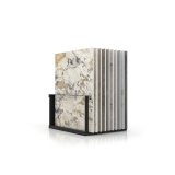 Big Rack expositor de azulejos negro frontal