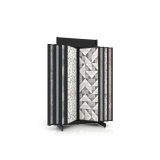 Expositor para azulejos Book 116/60 negro frontal sin luz