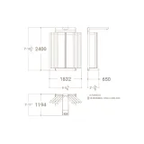 Expositor para azulejos Book 116/60 plano luz