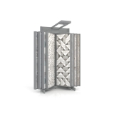 Expositor para azulejos Book 116/60 plata con luz frontal