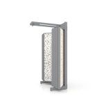 Expositor para azulejos Book 116/60 plata con luz lateral