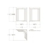 Expositor azulejos Book 12+2 2010 plano