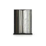Expositor para tienda de azulejos Book 124 Slimshow negro abierto