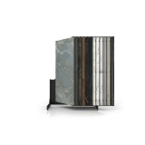 Expositor para placas Book 224 Slimshow 2400 negro lateral