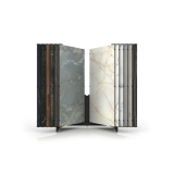 Expositor para placas Book 224 Slimshow 2400 negro frontal