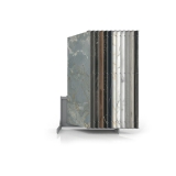Expositor para placas Book 224 Slimshow 2800 plata cerrado