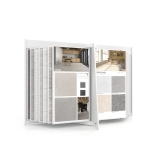 Expositor de azulejos tipo libro Book 24+2 2010x1005 blanco frontal