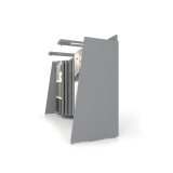 Expositor para cerámica Book 424+2 con luz plata lateral
